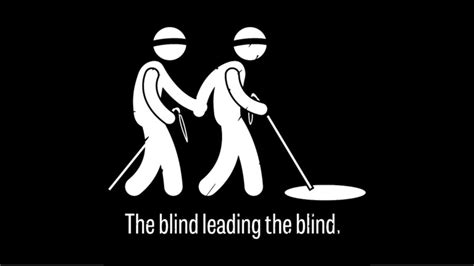 「The Blind Leading the Blind」：混沌とアイロニーが渦巻く現代社会の寓意！