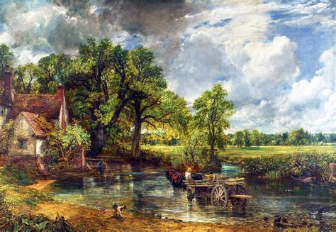  The Hay Wain! 英国田園風景の静寂と、農民の日常を捉えた傑作